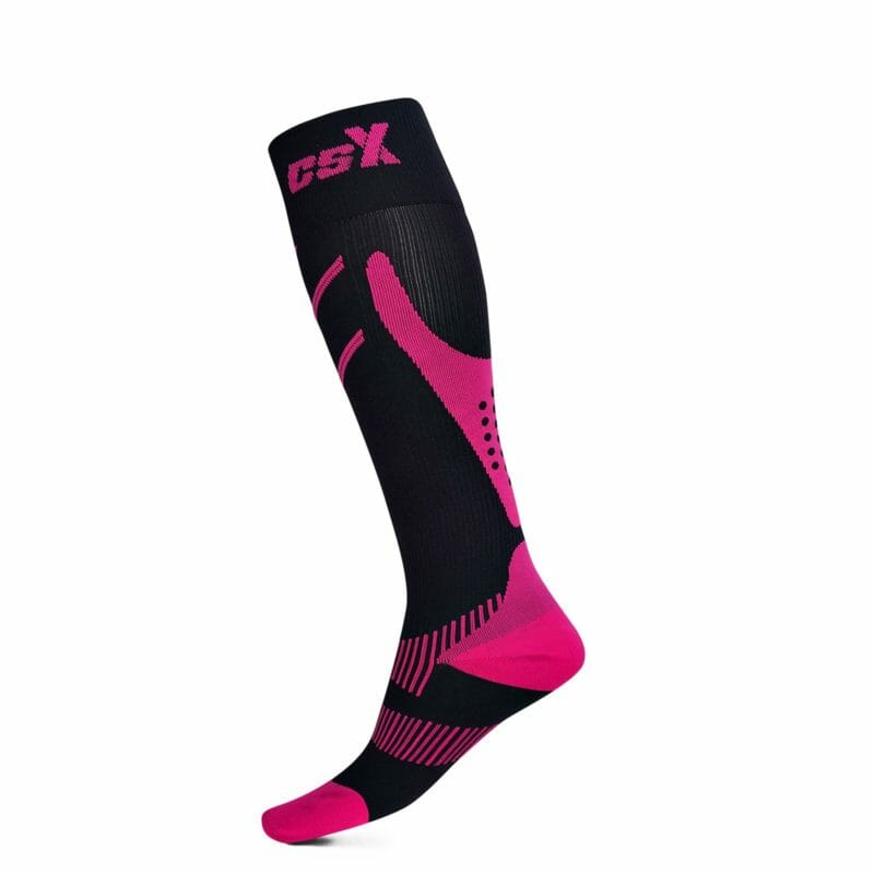 Socks CSX X200 - Pink & Black
